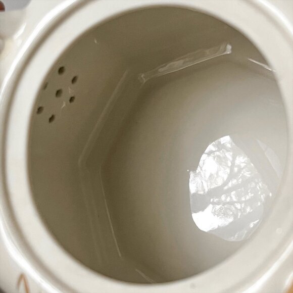 Vintage Japan OTAGIRI CHO-CHO Tea Set Gold Butterfly Floral Teapot and 4 Cups - Picture 4 of 7